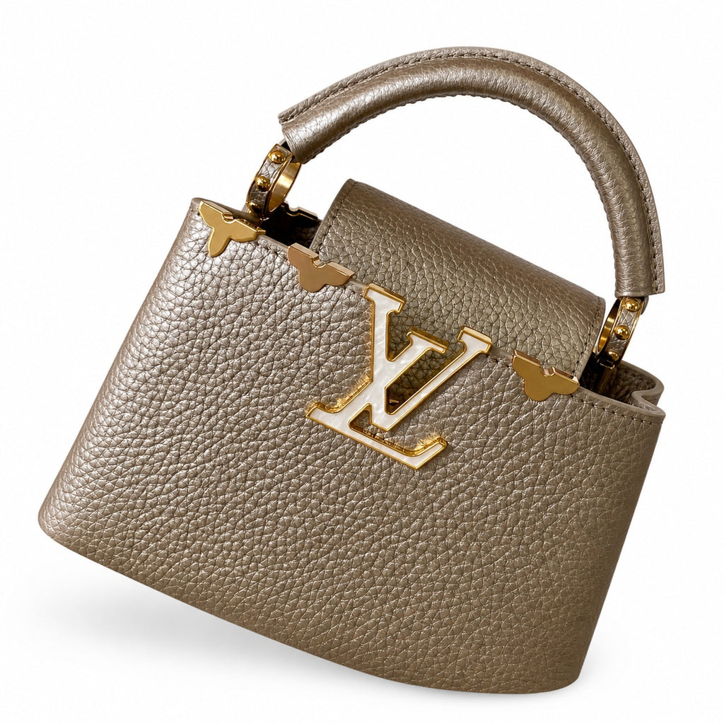 Louis Vuitton Capucines Mini Leather Handbag