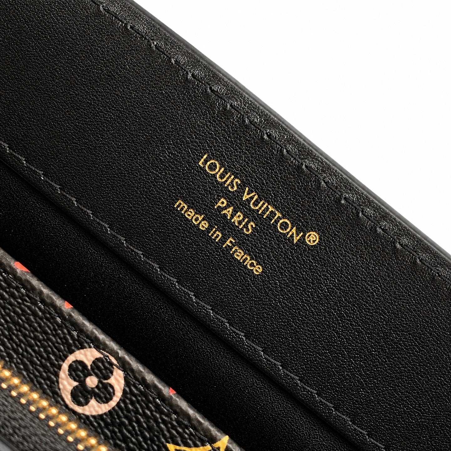 Louis Vuitton Takashi Murakami Leather Black White Handbag