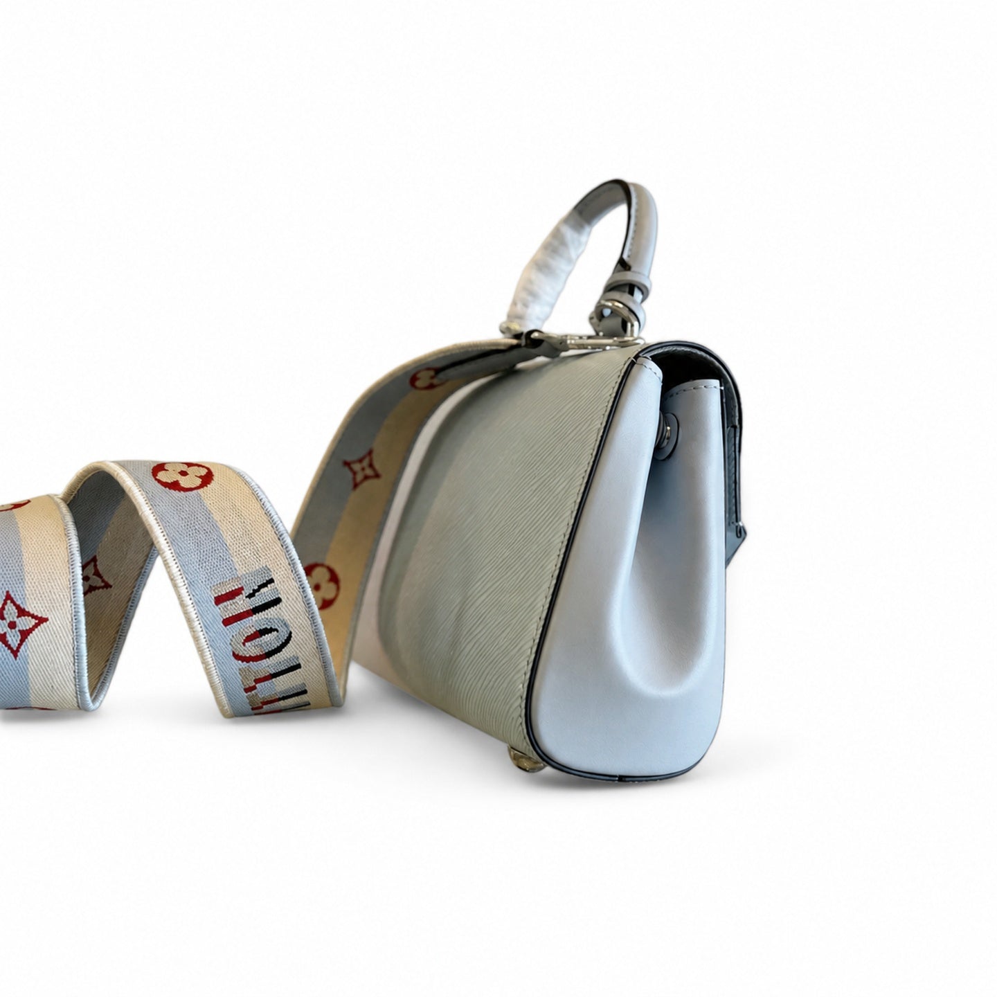 Louis Vuitton Mini Jacquard Leather Blue Handbag