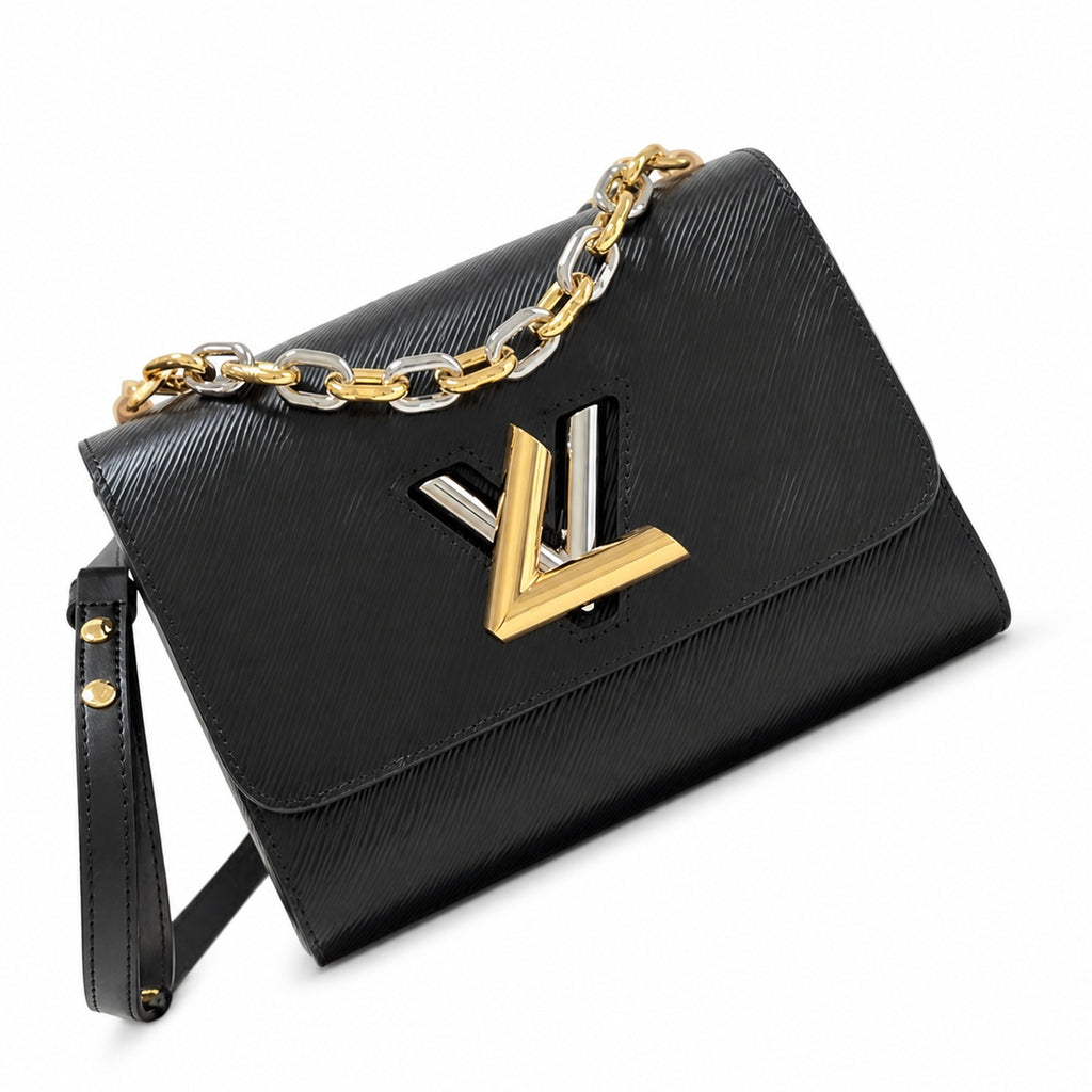 Louis Vuitton Twist Medium Gold Silver Handbag