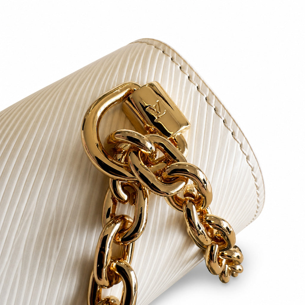 Louis Vuitton Twist Small Leather White Handbag