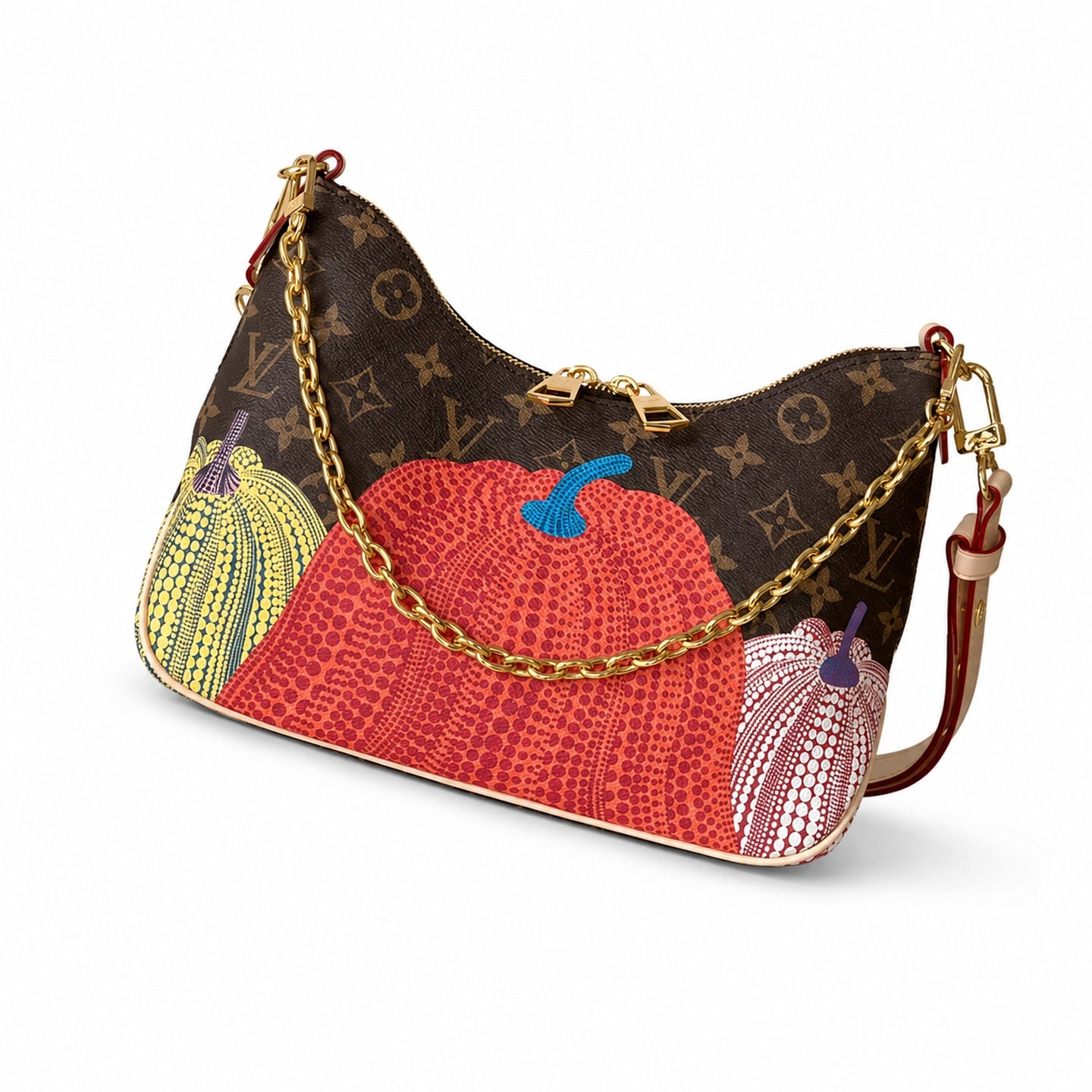 Louis Vuitton Boulogne Yayoi Kusama Canvas Handbag