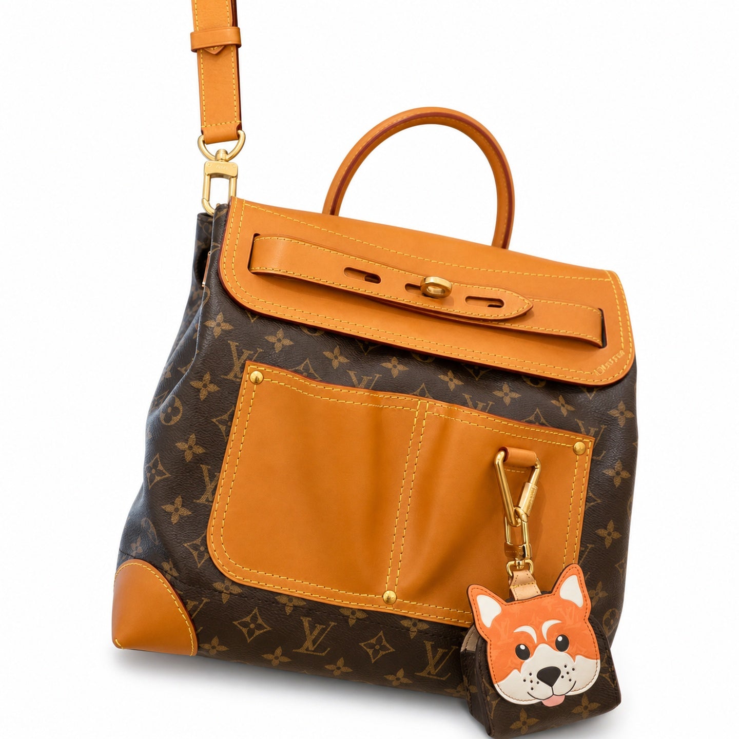 Louis Vuitton Leather Brown Handbag
