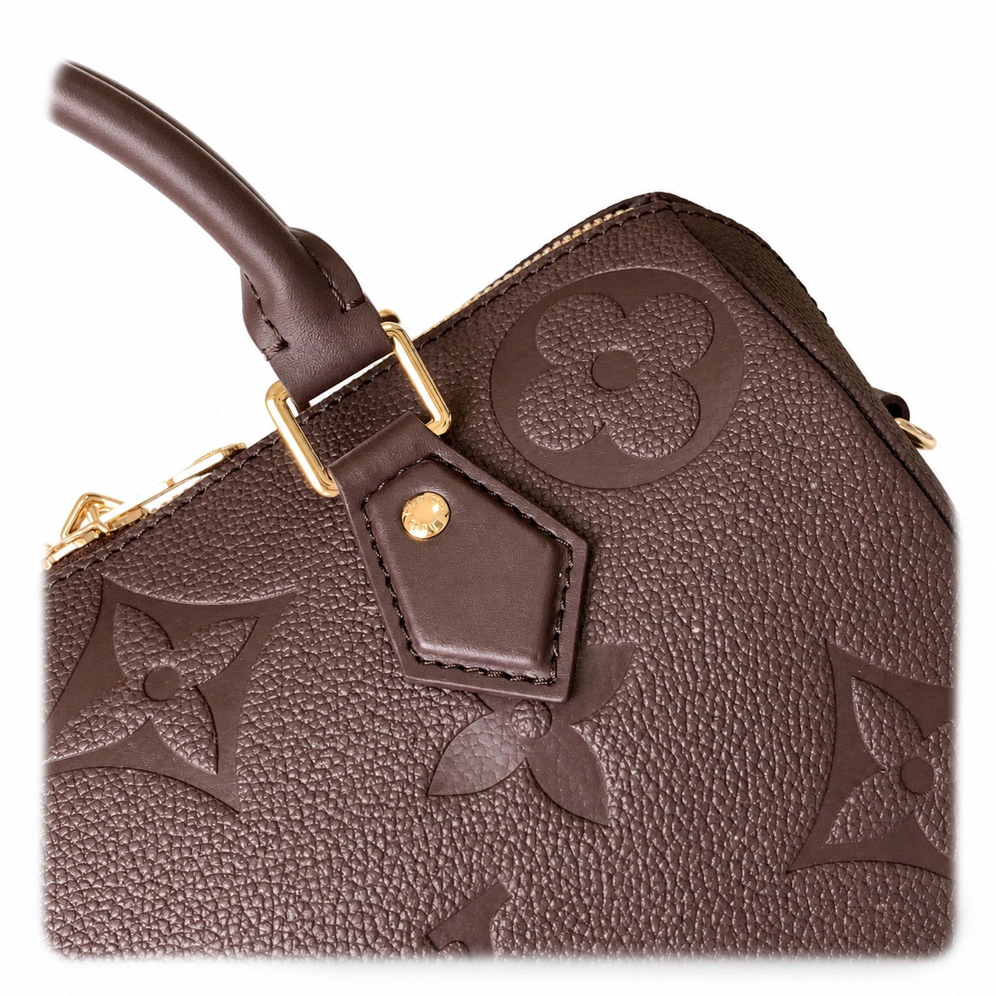 Louis Vuitton Speedy Bandouliere Leather Black Handbag