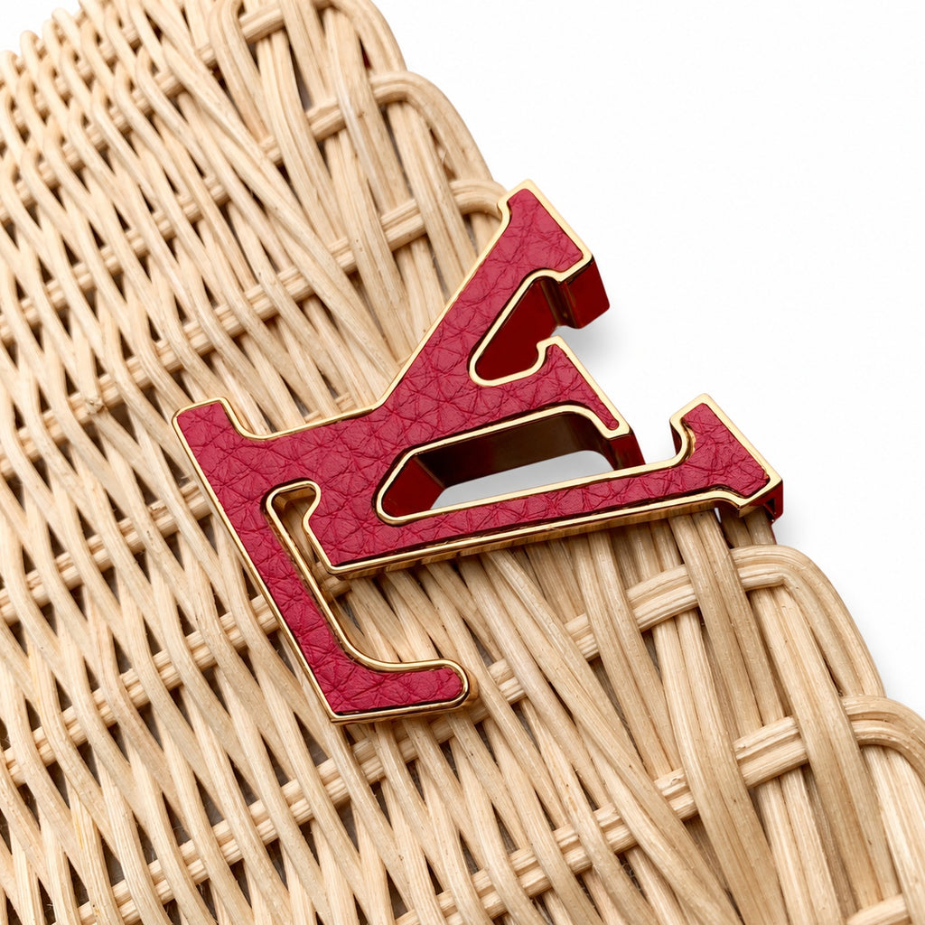Louis Vuitton Capucines Small Red Handbag
