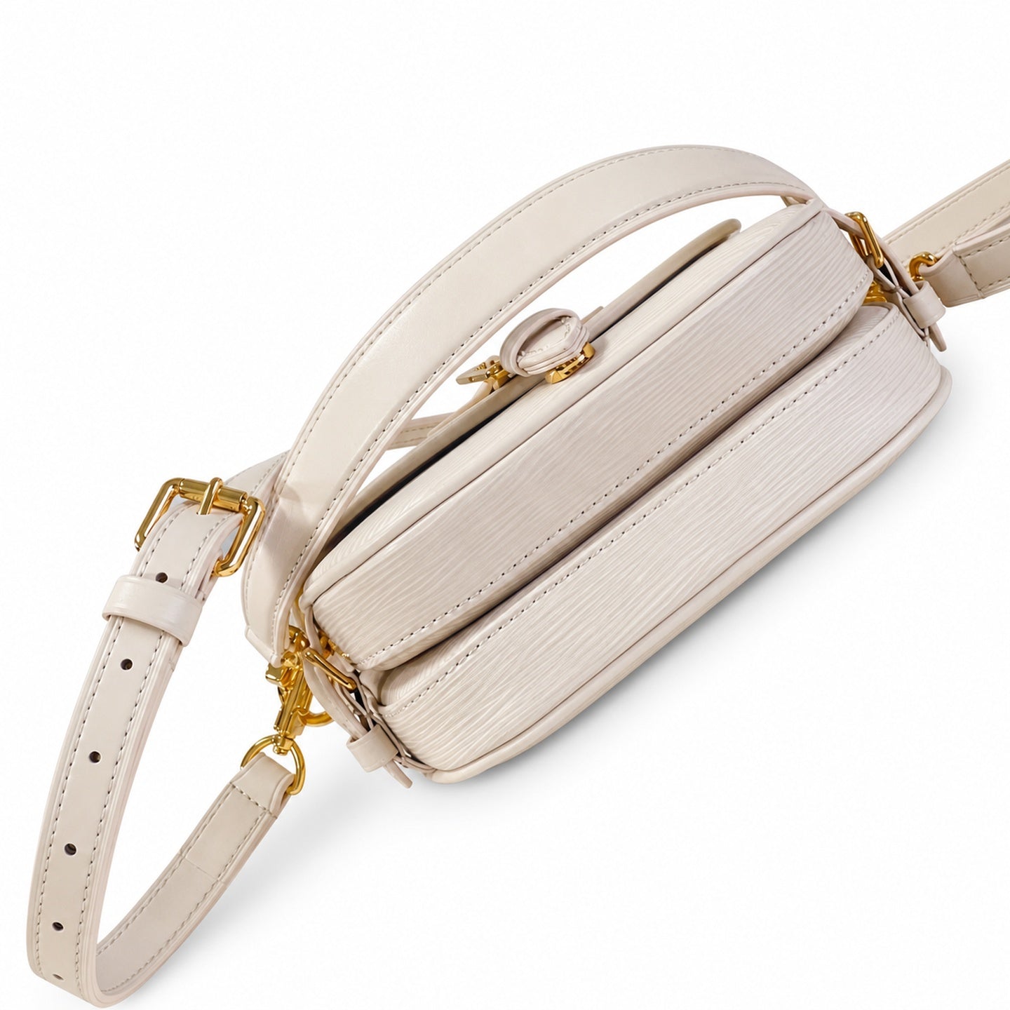 Louis Vuitton Leather White Handbag