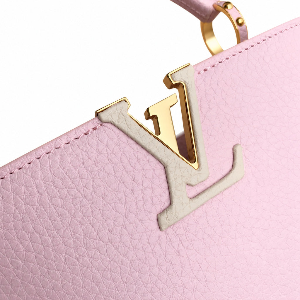 Louis Vuitton Capucines Small Leather Pink Handbag