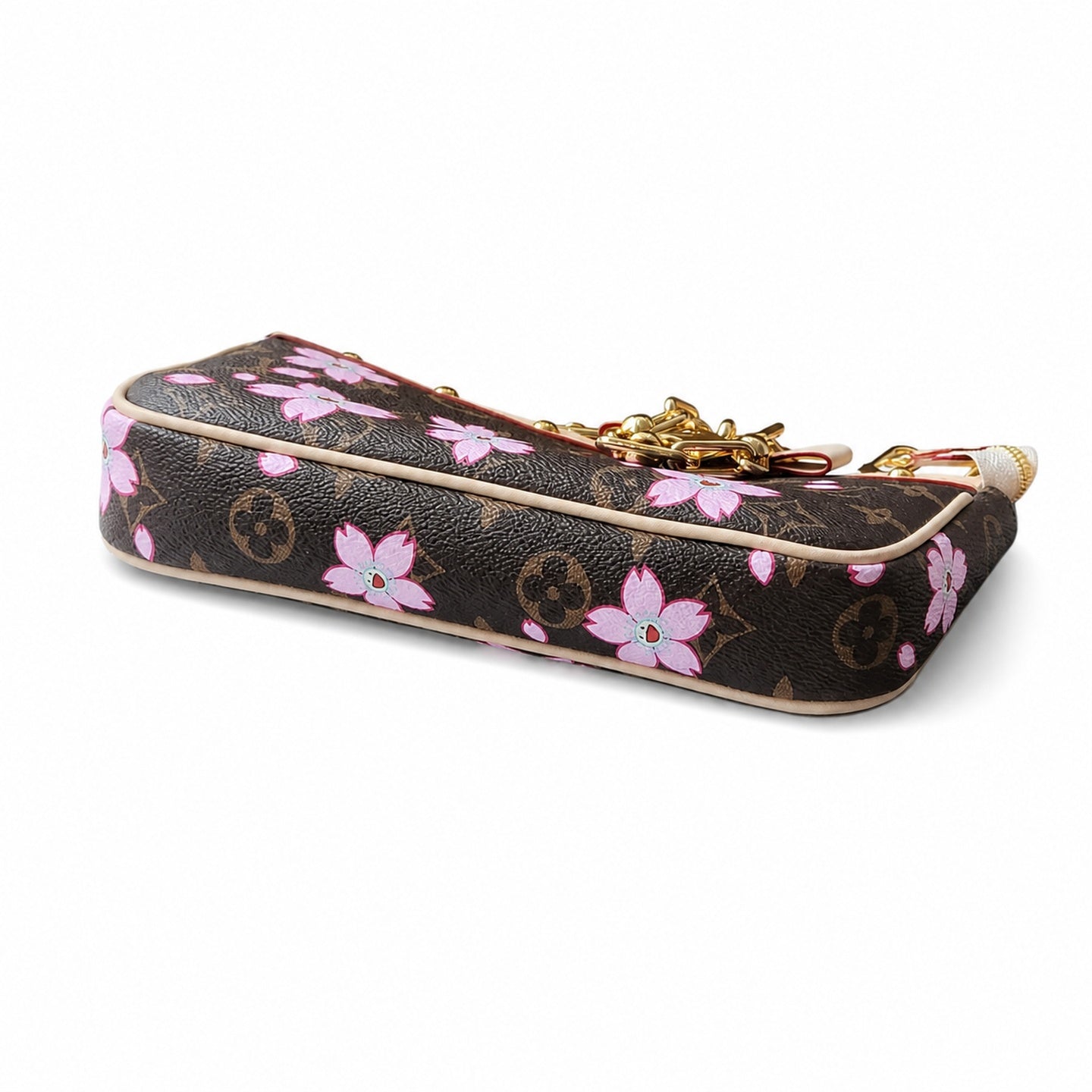 Louis Vuitton Takashi Murakami Canvas Leather Handbag