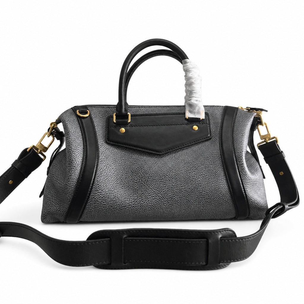 Louis Vuitton Medium Leather Gray Blue Handbag