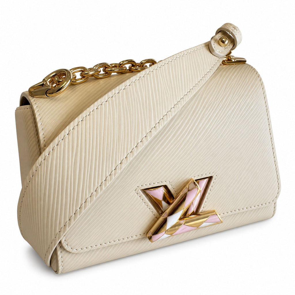 Louis Vuitton Twist Small Leather White Handbag