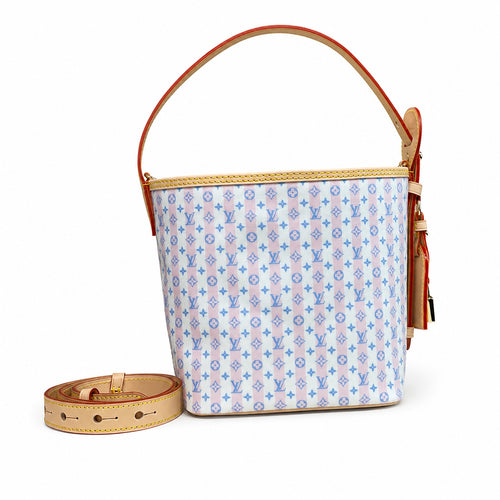 Louis Vuitton All In Mini Canvas Leather Pink Handbag