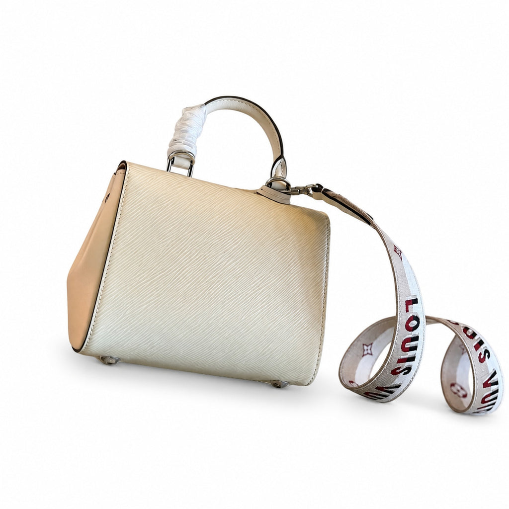 Louis Vuitton Mini Jacquard Leather White Handbag