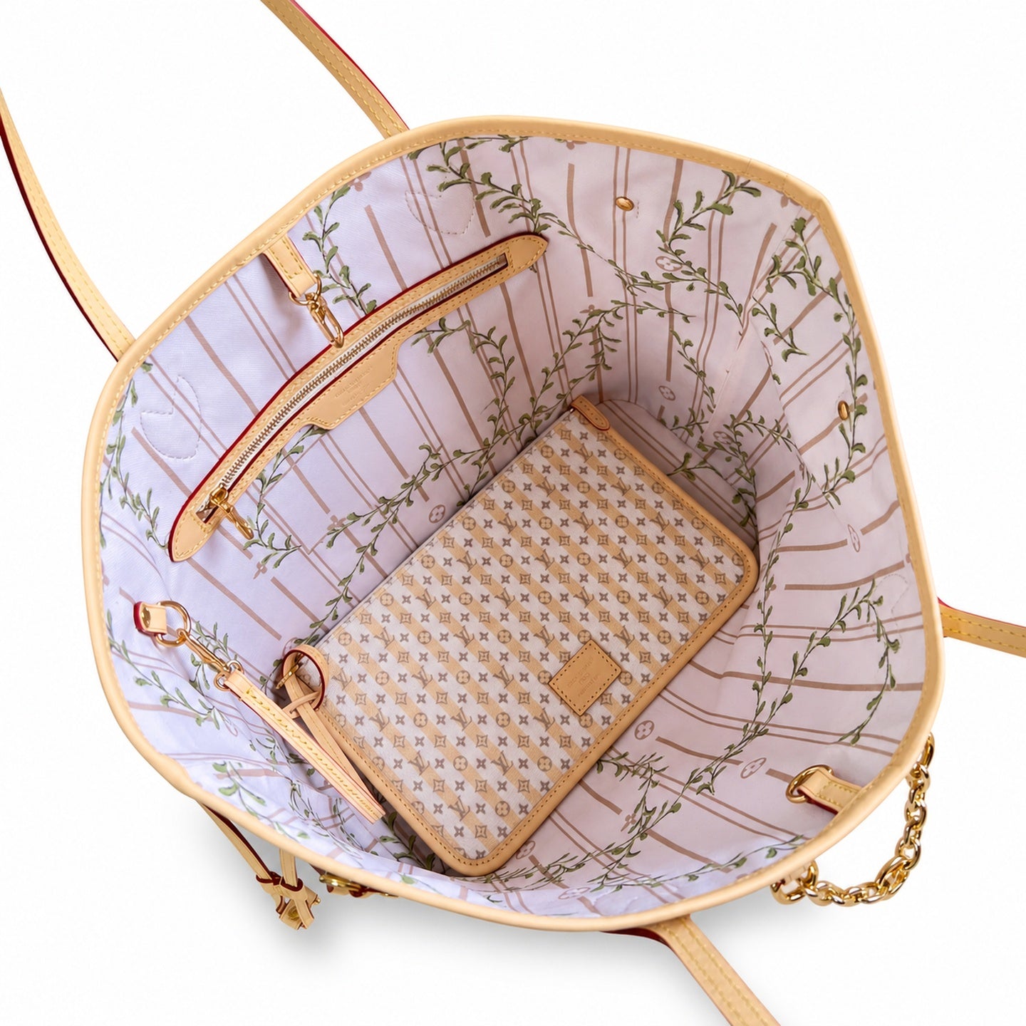 Louis Vuitton Neverfull Mini Canvas Handbag