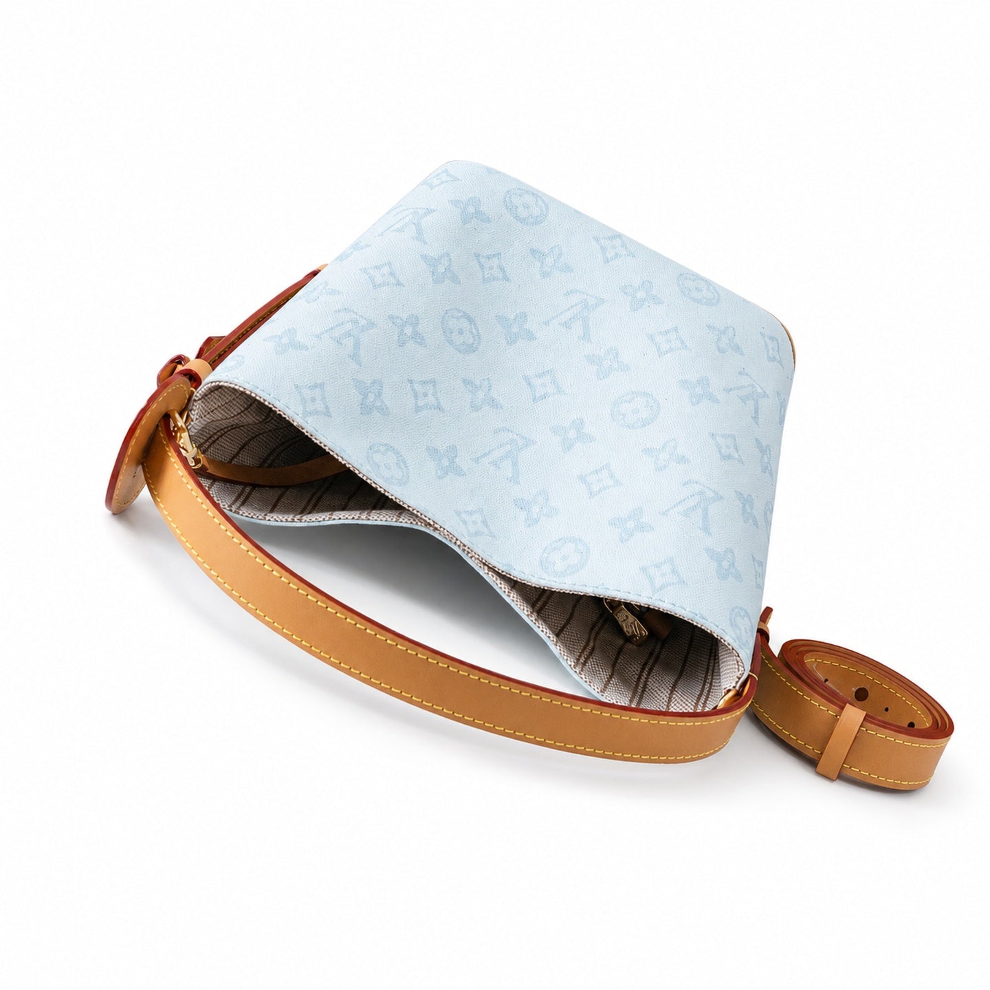 Louis Vuitton All In Small Leather Blue Handbag