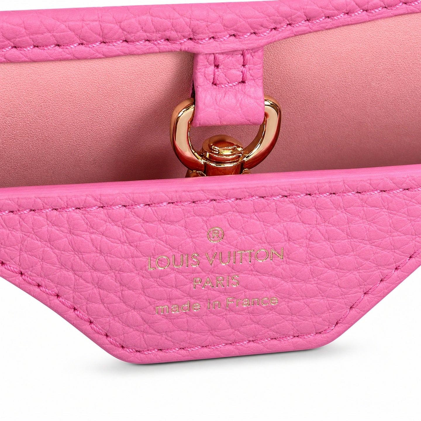 Louis Vuitton Capucines Small Pink Handbag