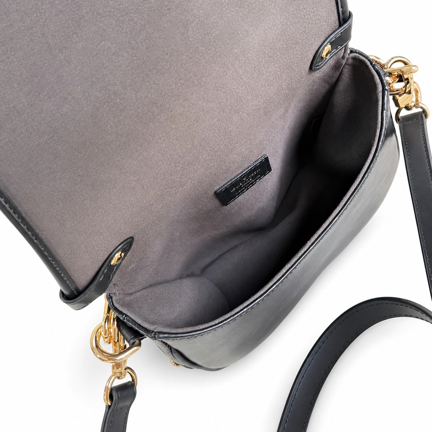 Louis Vuitton Leather Black Handbag