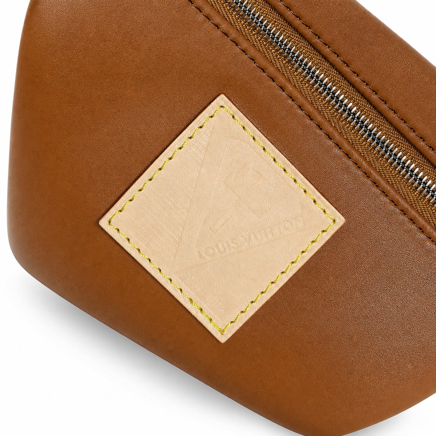Louis Vuitton Suede Leather Brown Handbag