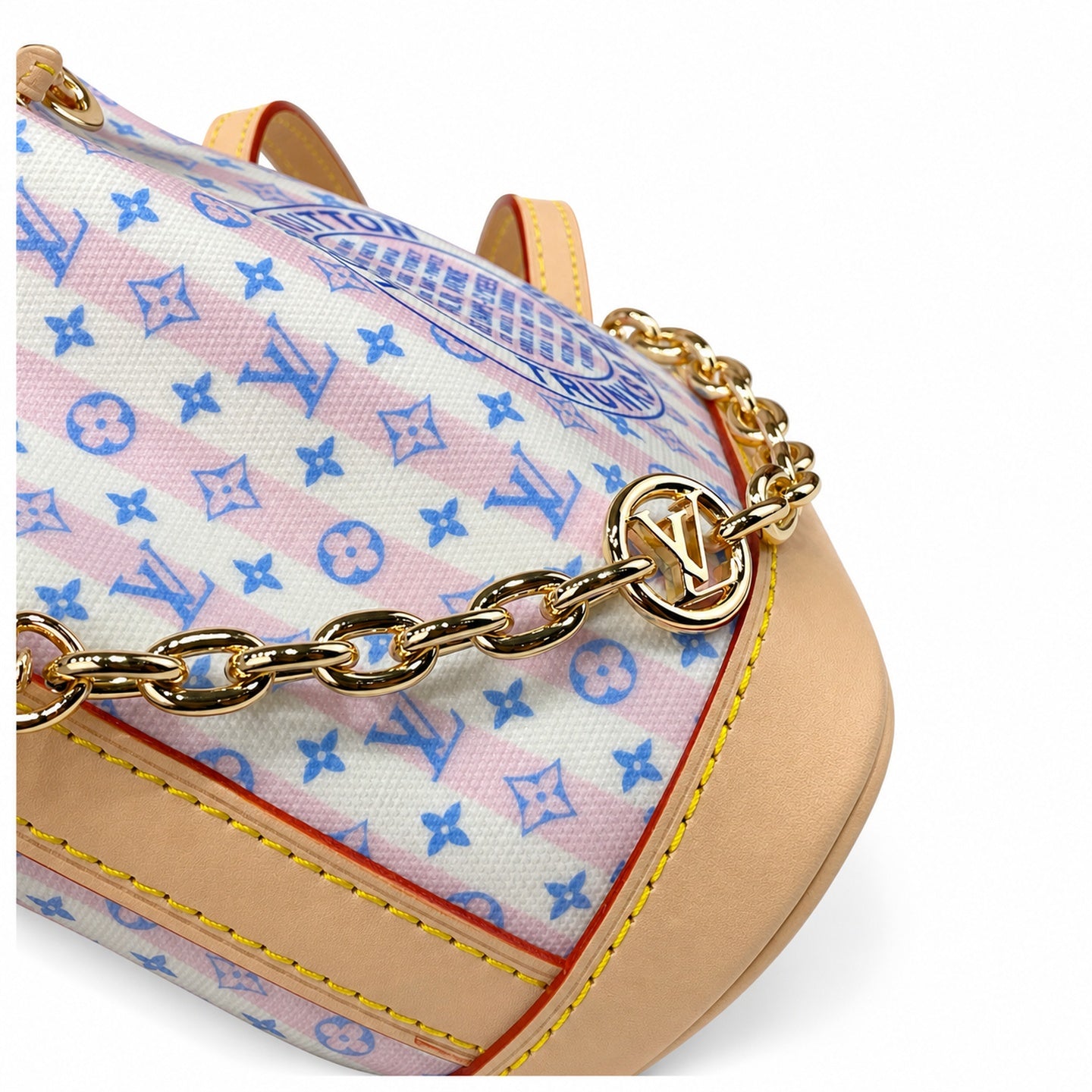 Louis Vuitton Noe Canvas Leather Pink Handbag