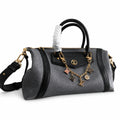 Louis Vuitton Medium Leather Gray Blue Handbag