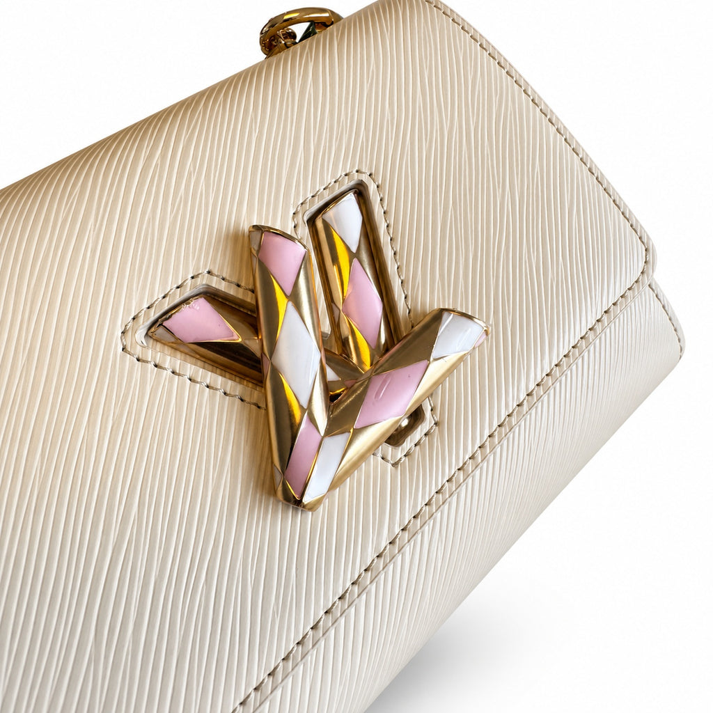 Louis Vuitton Twist Small Leather White Handbag