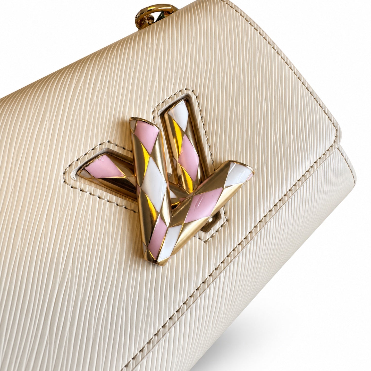 Louis Vuitton Twist Small Leather White Handbag