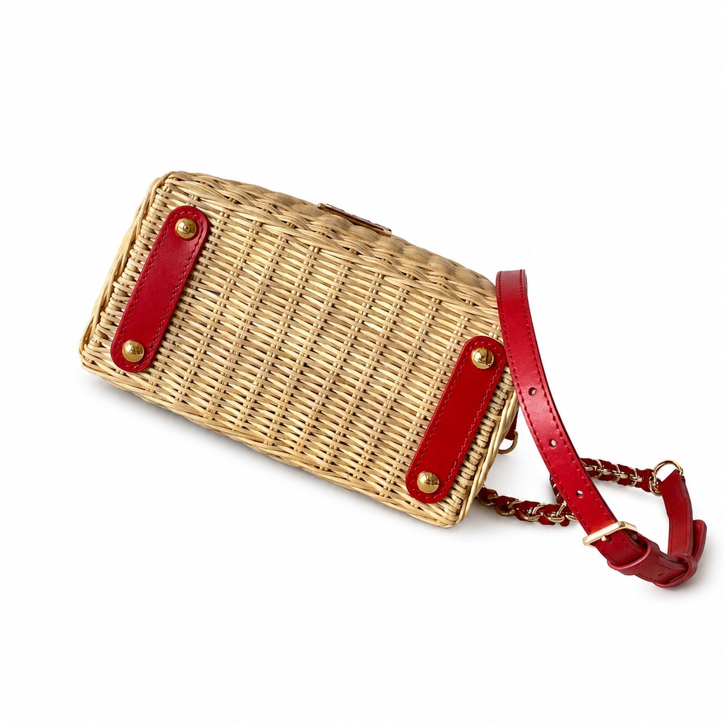 Louis Vuitton Capucines Takashi Murakami Mini Denim Leather Handbag