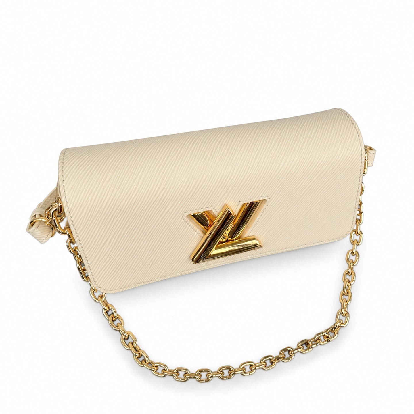Louis Vuitton Twist Leather White Handbag