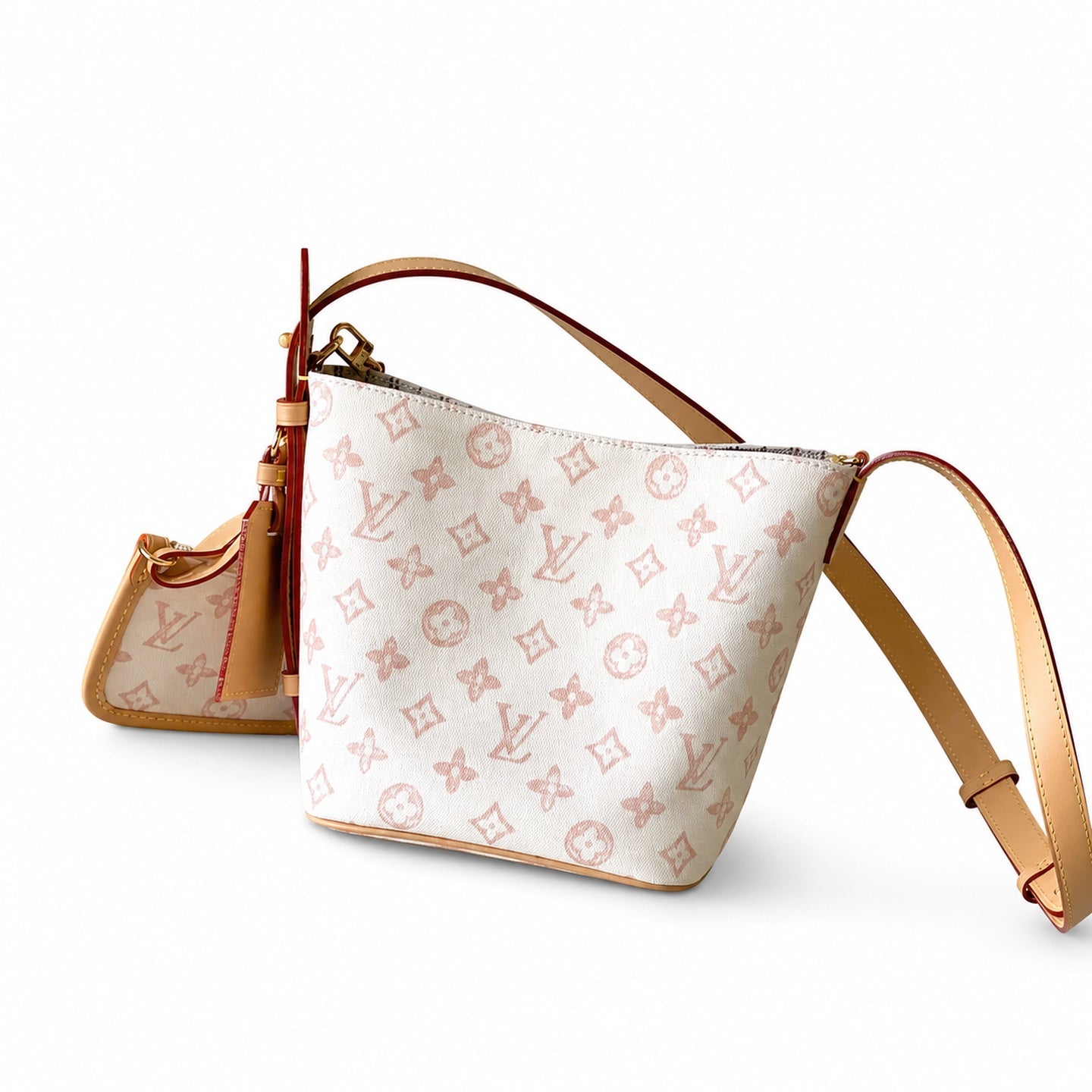 Louis Vuitton All In Small Leather Yellow Handbag