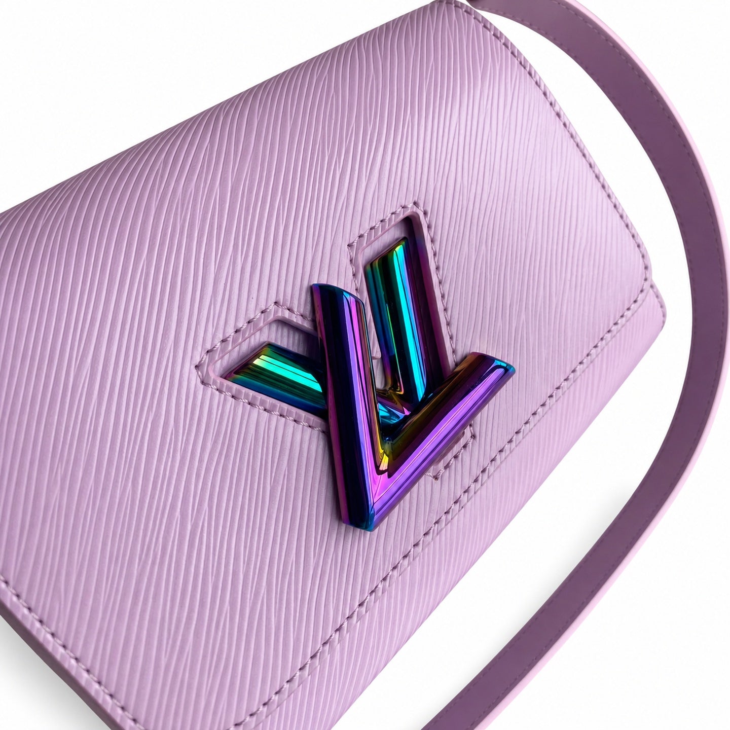 Louis Vuitton Twist Small Leather Purple Handbag