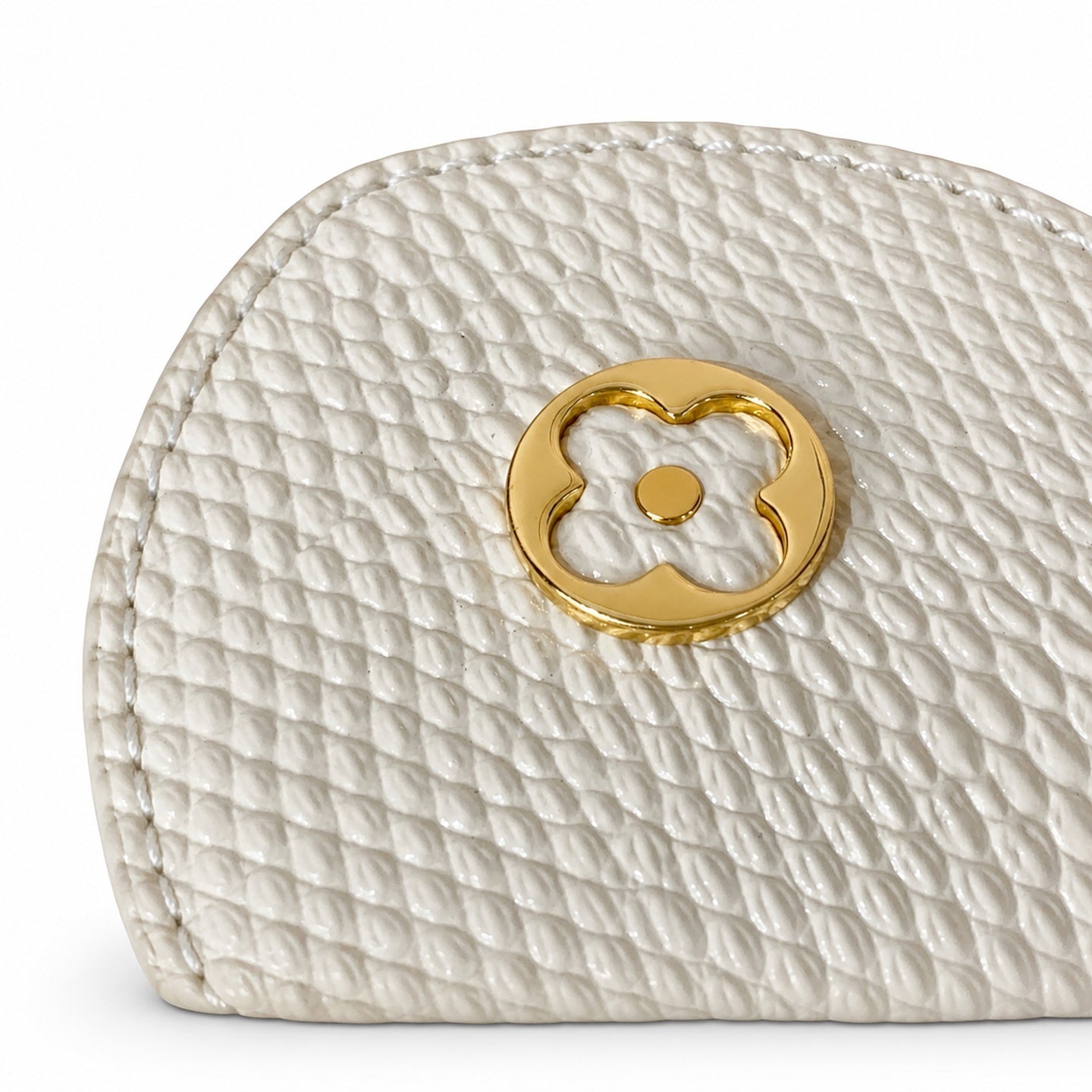 Louis Vuitton Capucines Jacquard Leather White Handbag