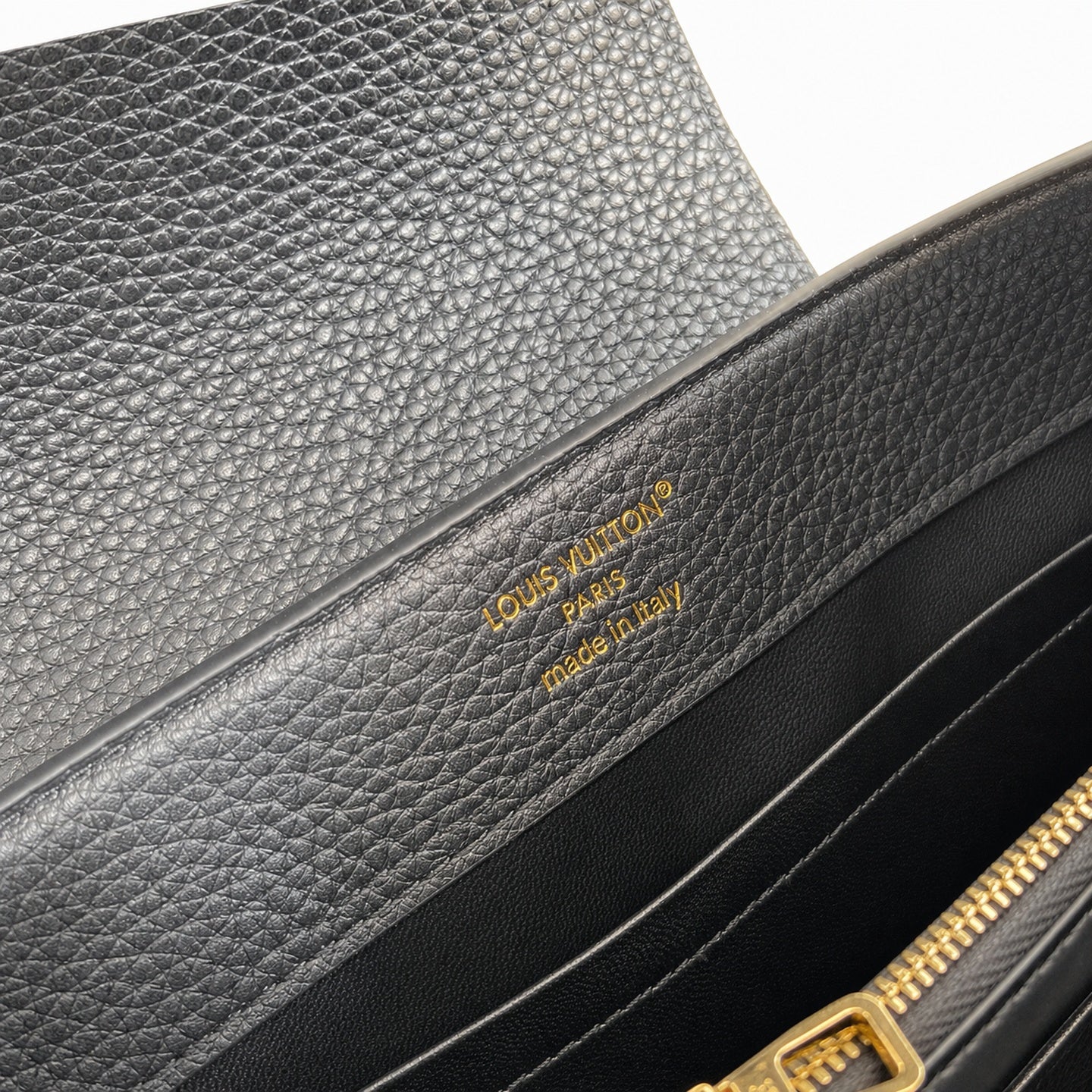 Louis Vuitton Capucines Mini Snakeskin Leather Black Handbag