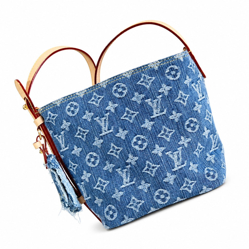 Louis Vuitton All In Denim Leather Handbag