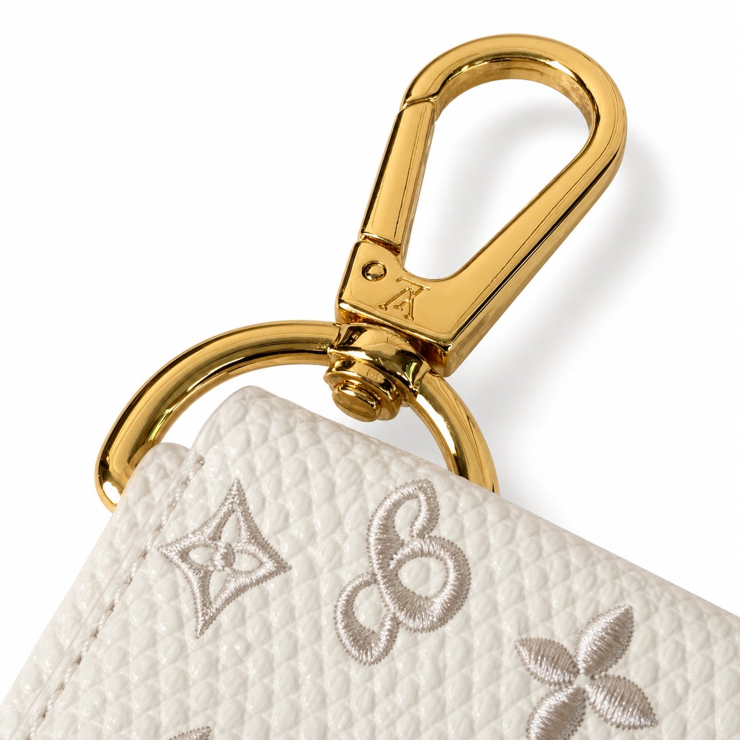 Louis Vuitton Capucines Jacquard Leather White Handbag
