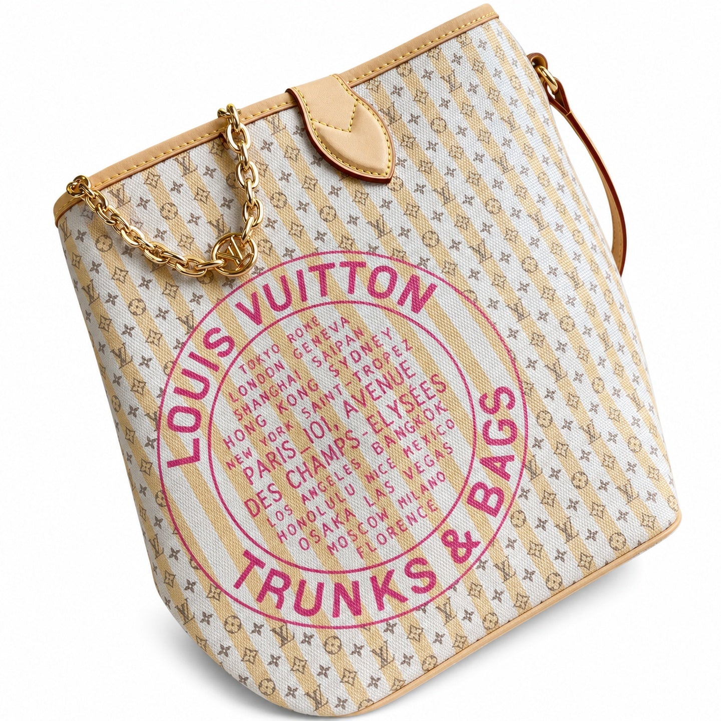 Louis Vuitton Neverfull Mini Canvas Handbag