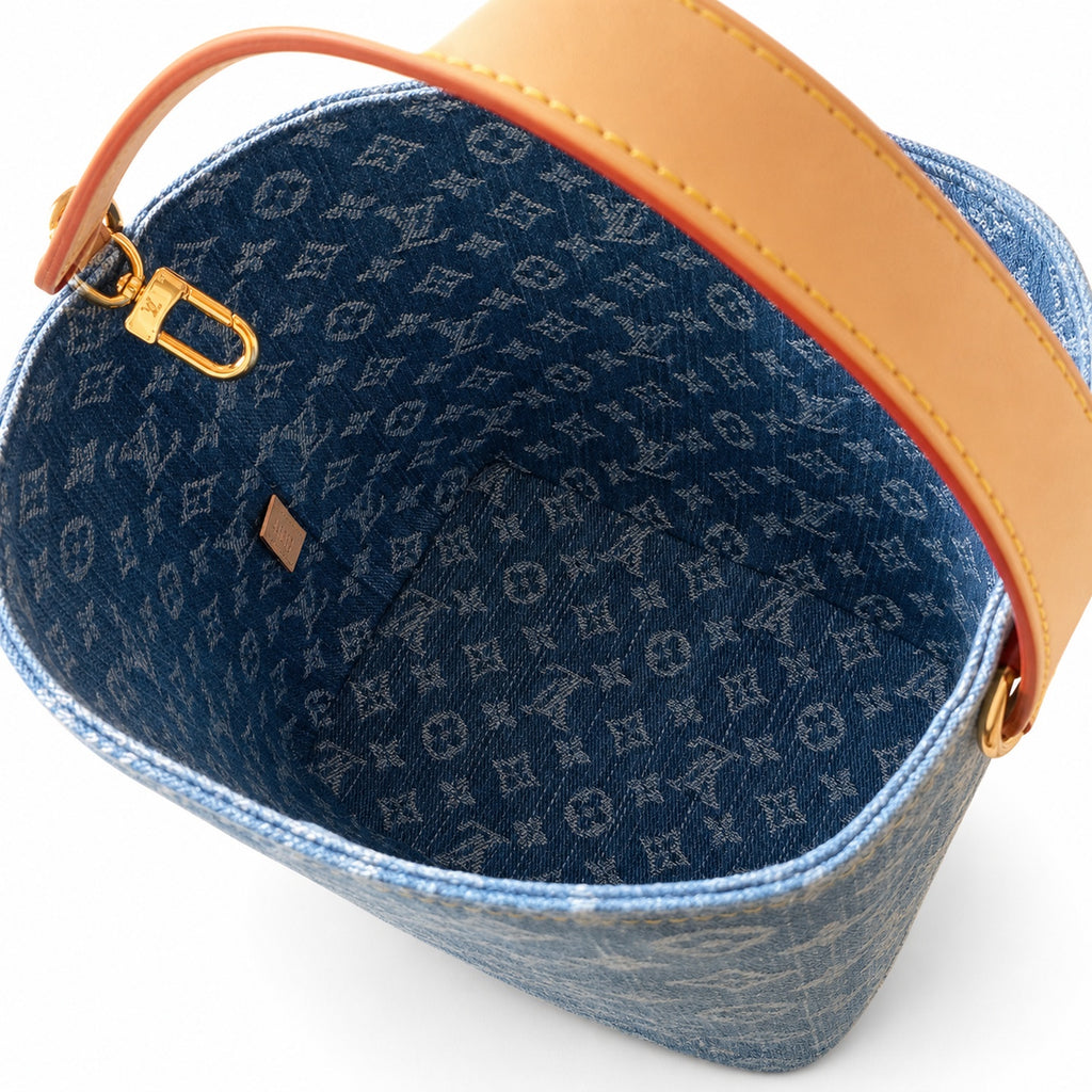 Louis Vuitton All In Denim Blue Handbag