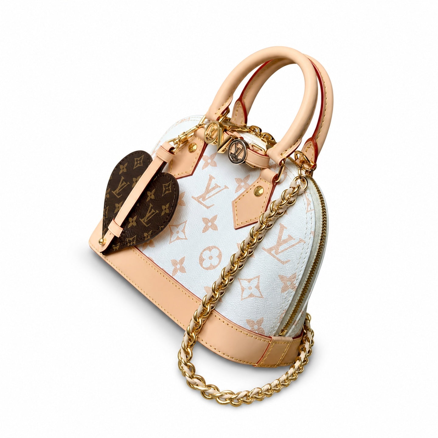 Louis Vuitton Alma Mini White Handbag