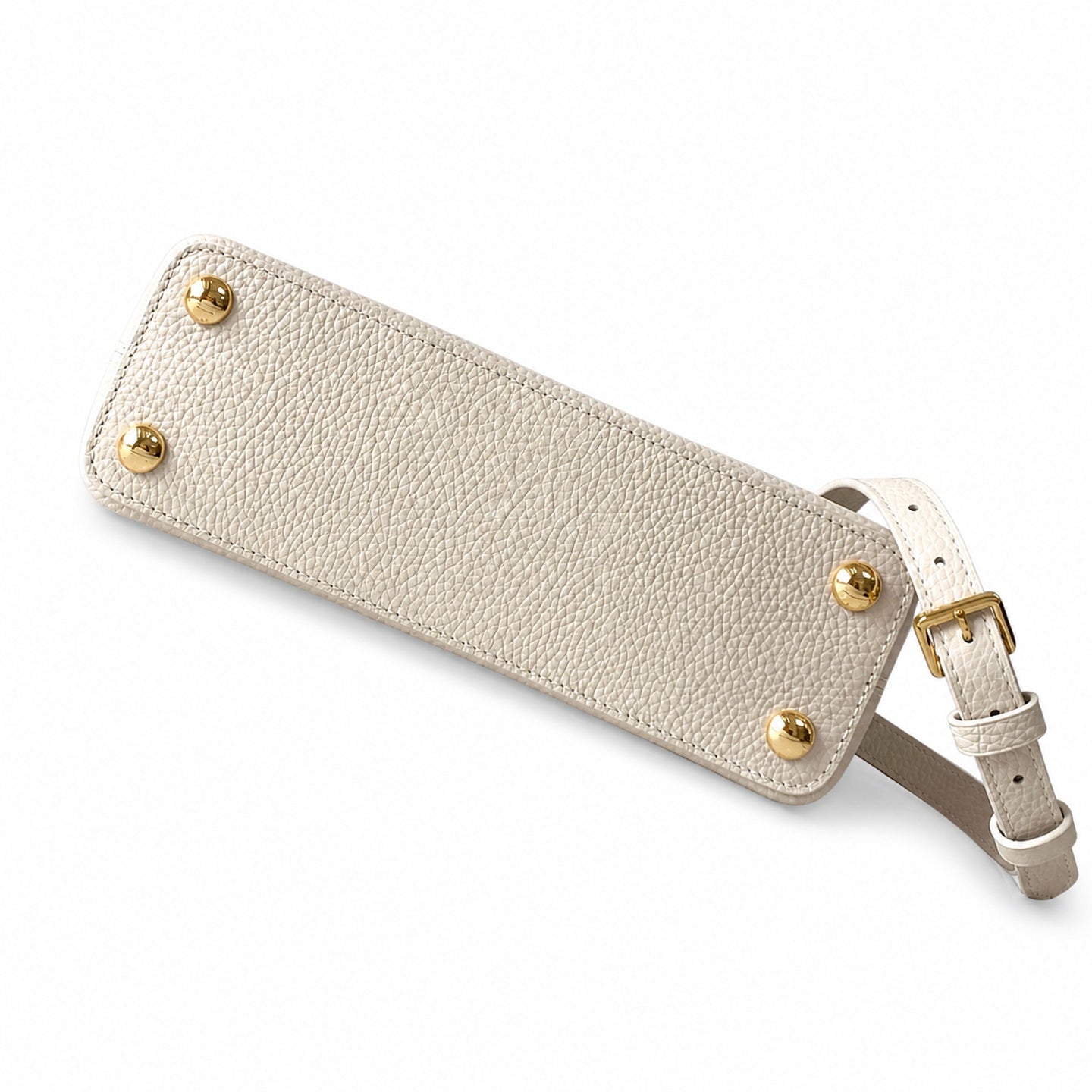 Louis Vuitton Capucines Leather White Handbag