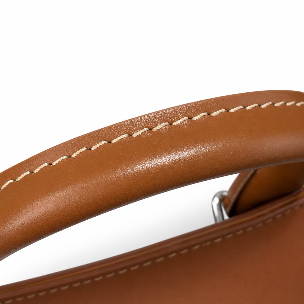 Louis Vuitton Suede Leather Brown Handbag