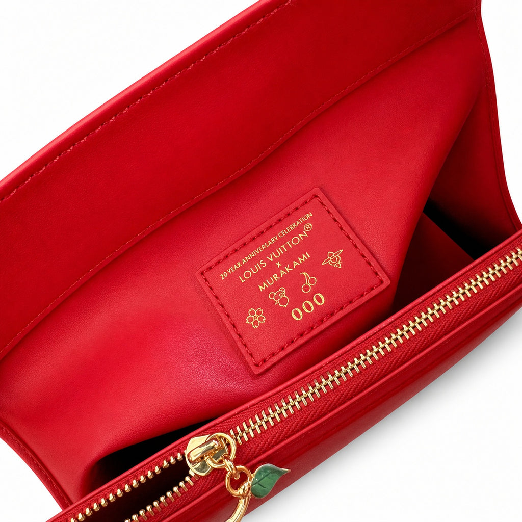 Louis Vuitton Capucines Takashi Murakami Small Red Handbag