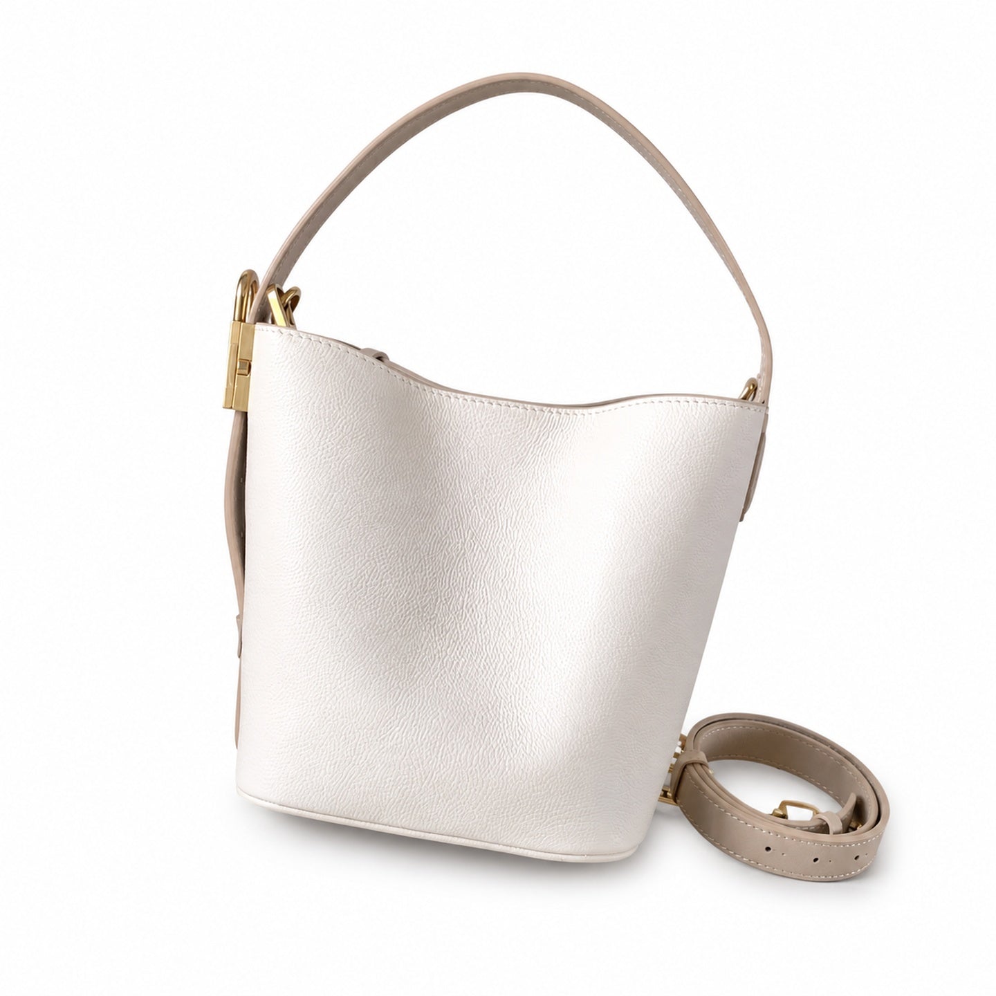 Louis Vuitton Low Key Leather Black White Brown Handbag