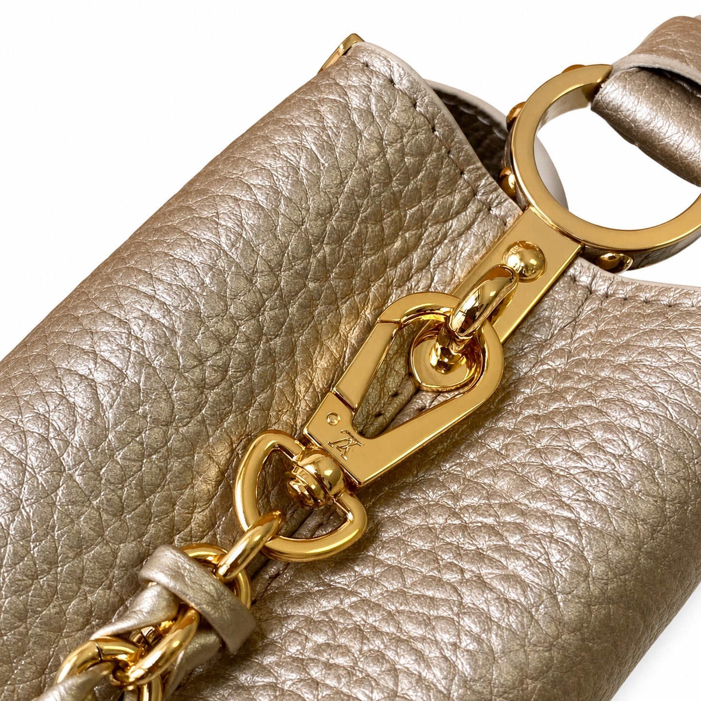 Louis Vuitton Capucines Mini Leather Handbag