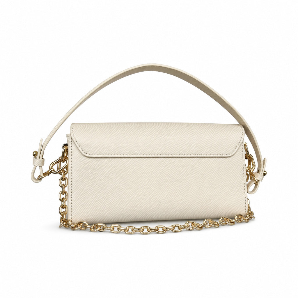 Louis Vuitton Twist Leather White Handbag
