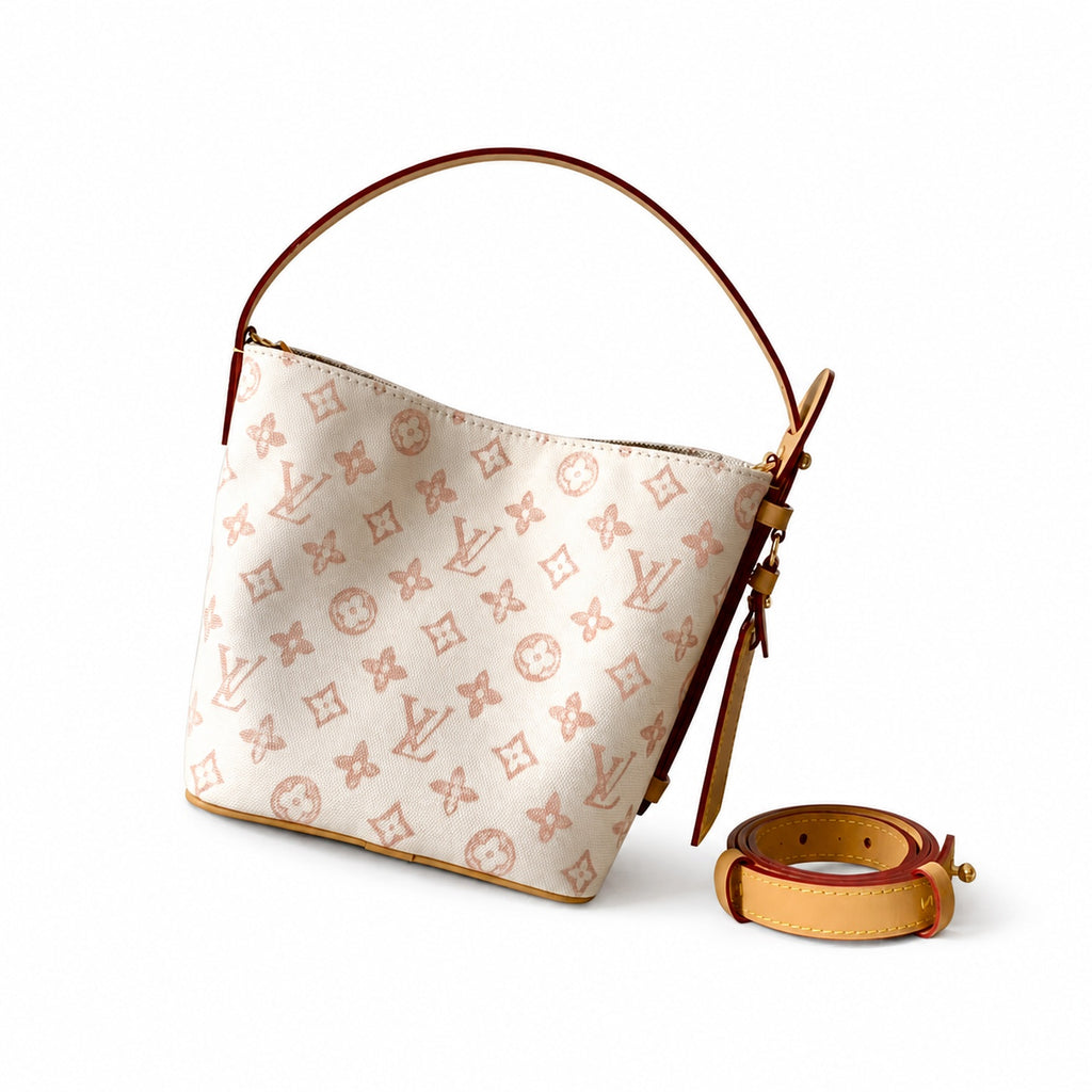 Louis Vuitton All In Small Leather Blue Yellow Handbag