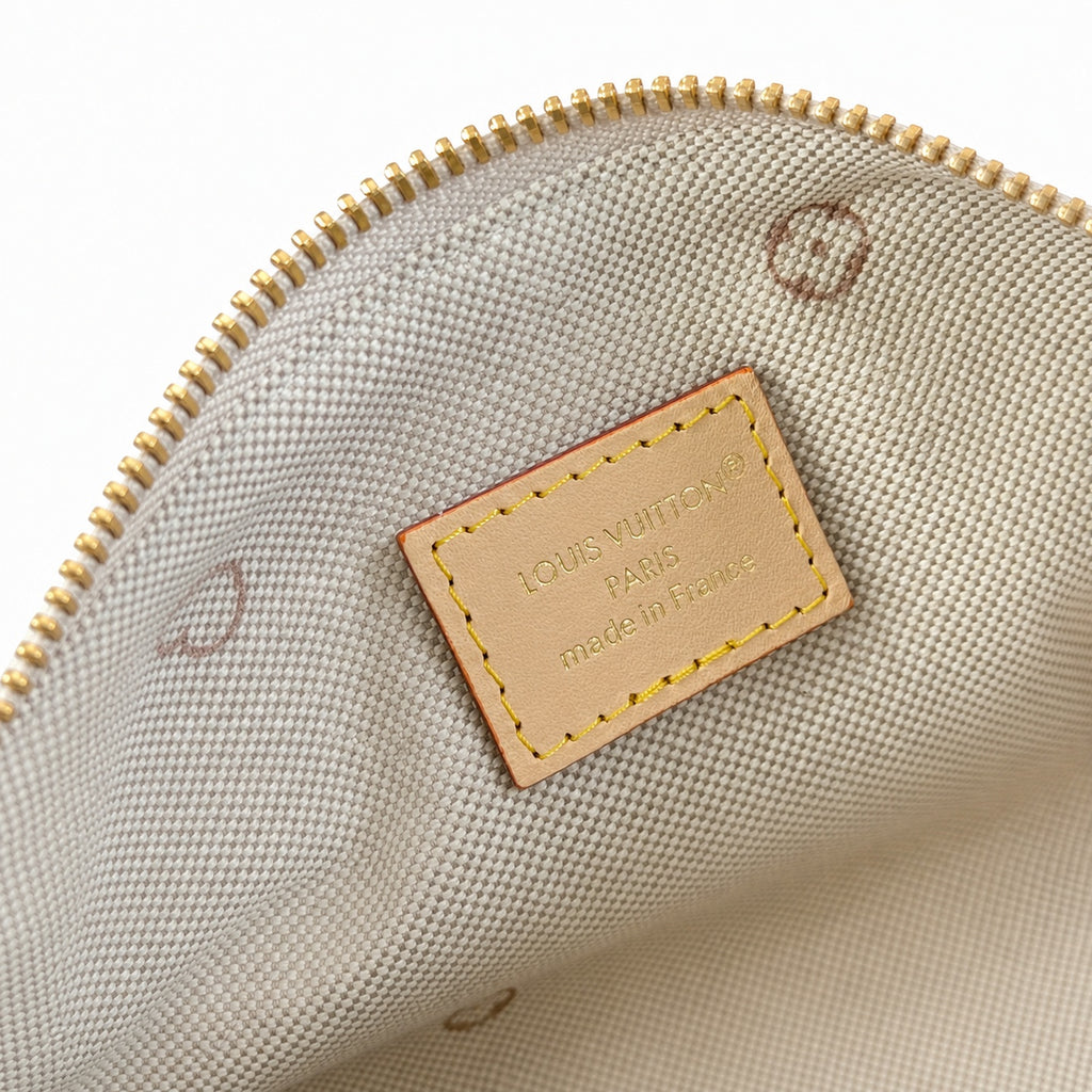 Louis Vuitton Speedy Canvas Jacquard Leather Handbag