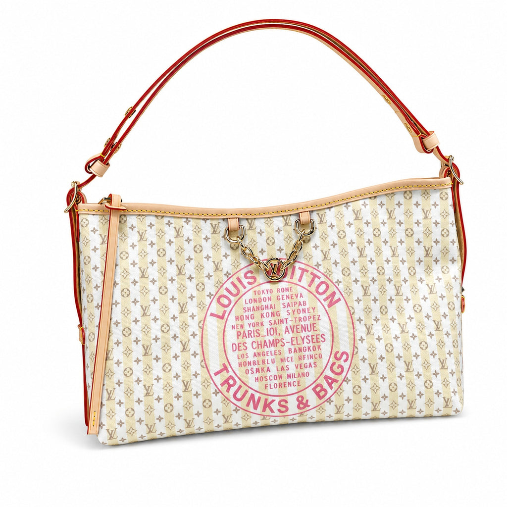 Louis Vuitton CarryAll Mini Canvas Leather Handbag