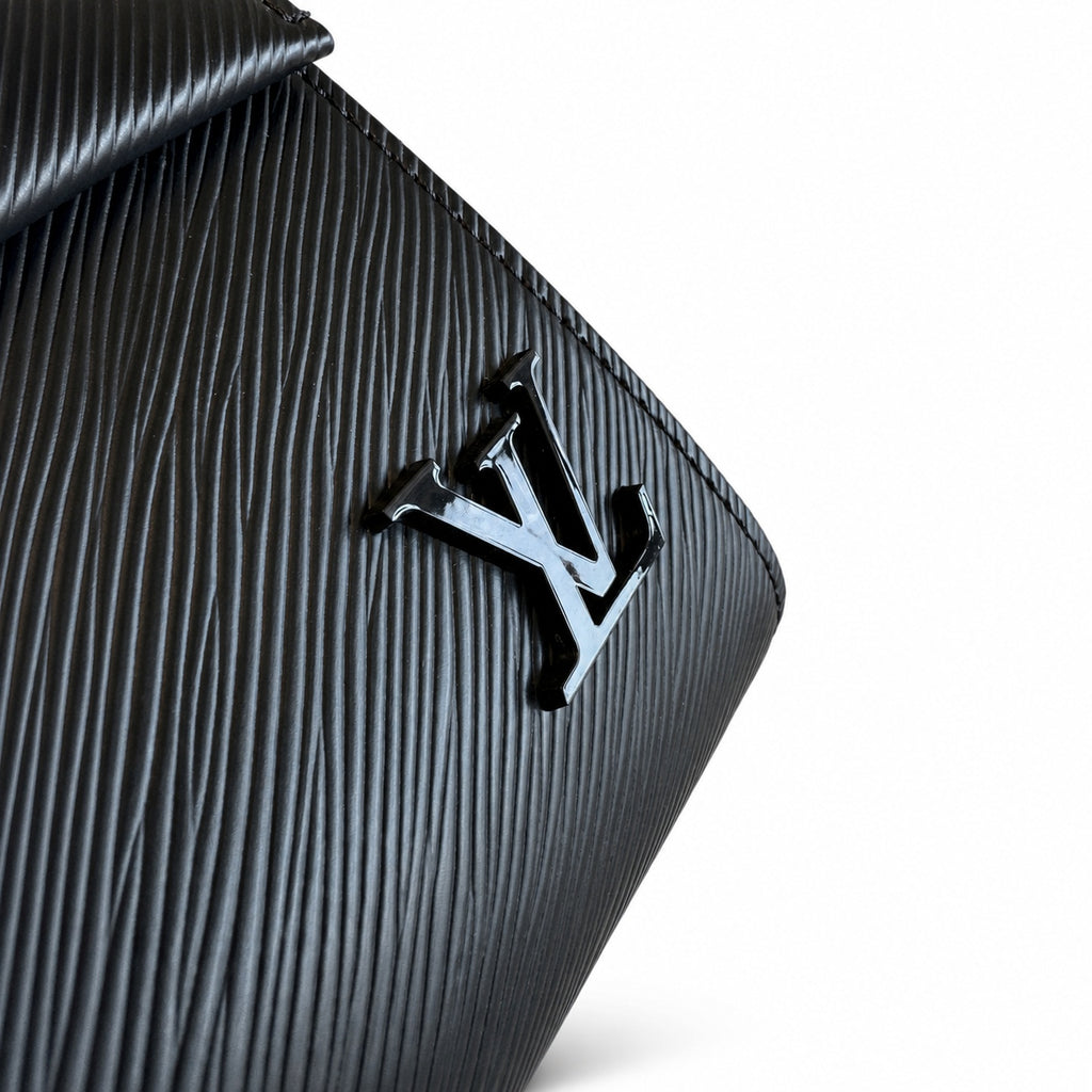 Louis Vuitton Reversible Jacquard Leather Black Handbag