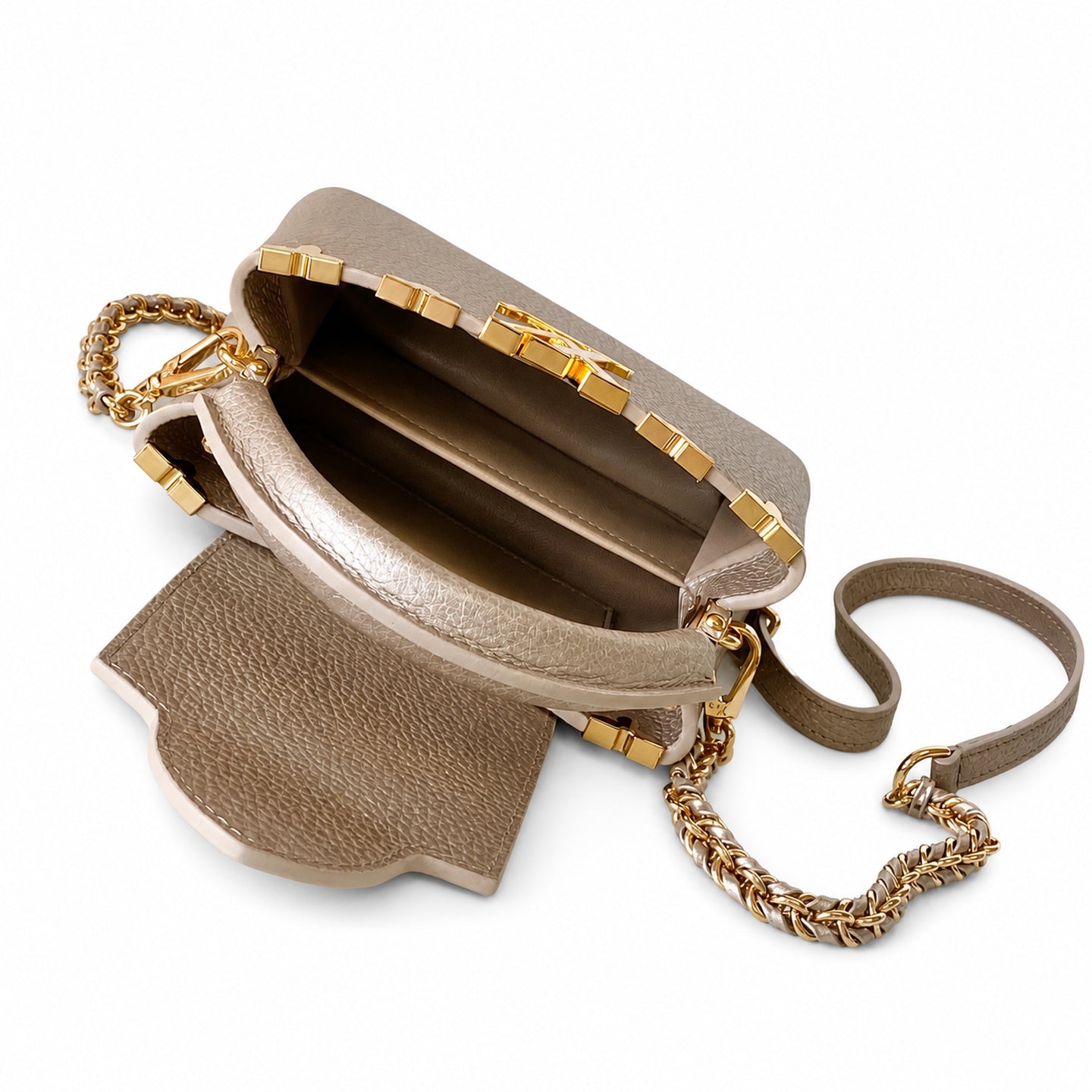 Louis Vuitton Capucines Mini Leather Handbag