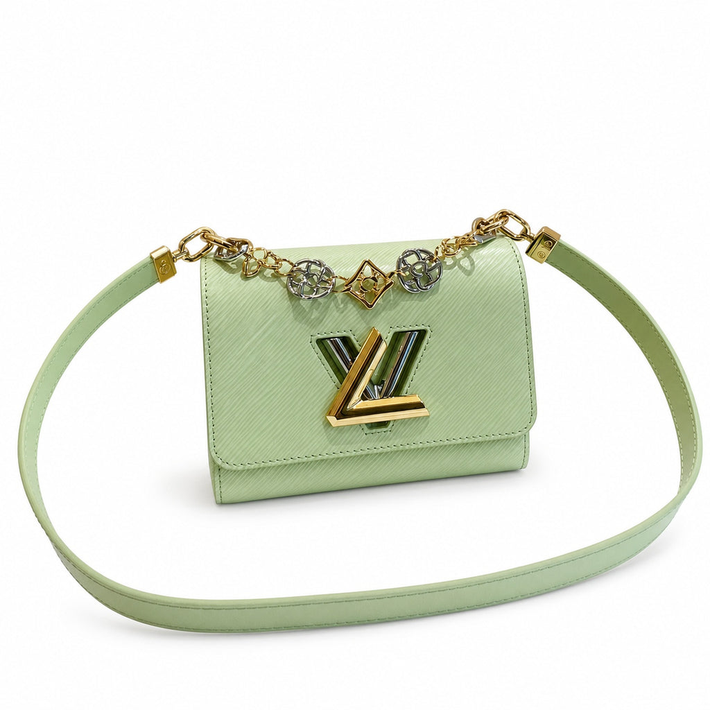 Louis Vuitton Twist Small Green Handbag