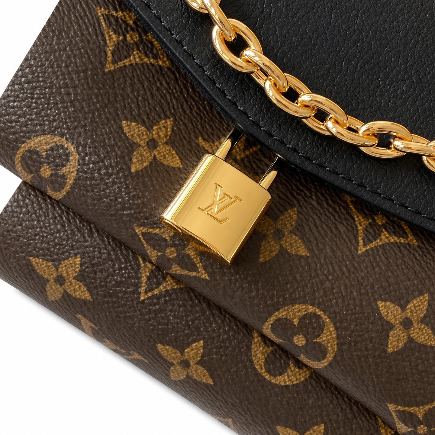 Louis Vuitton Large Canvas Leather Handbag