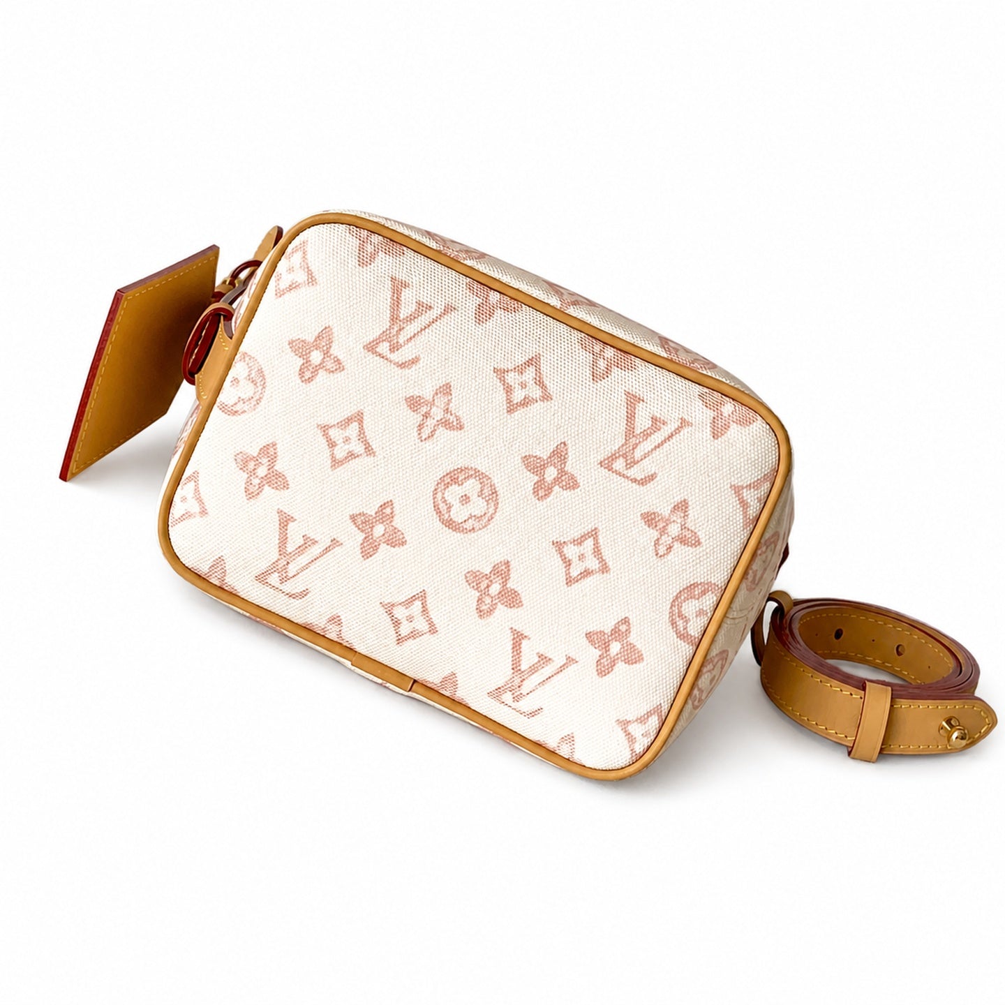 Louis Vuitton All In Small Leather Blue Yellow Handbag